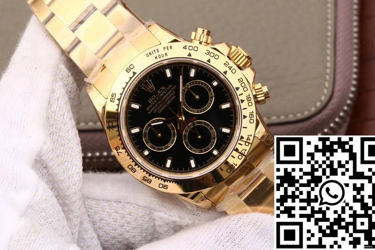 Yellow Daytona Gold Dial M116508-0004 Rolex Black JH Factory Cosmograph 0206